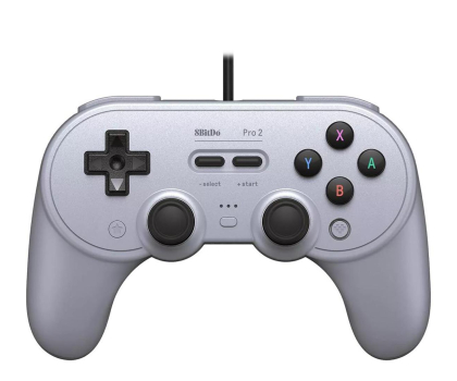 Akcesoria do konsol 8BitDo Pro2 Wired Gamepad - Grey Ed. RET00285